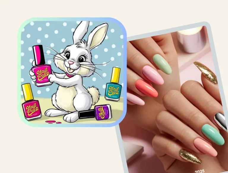 funny bunny nail polish