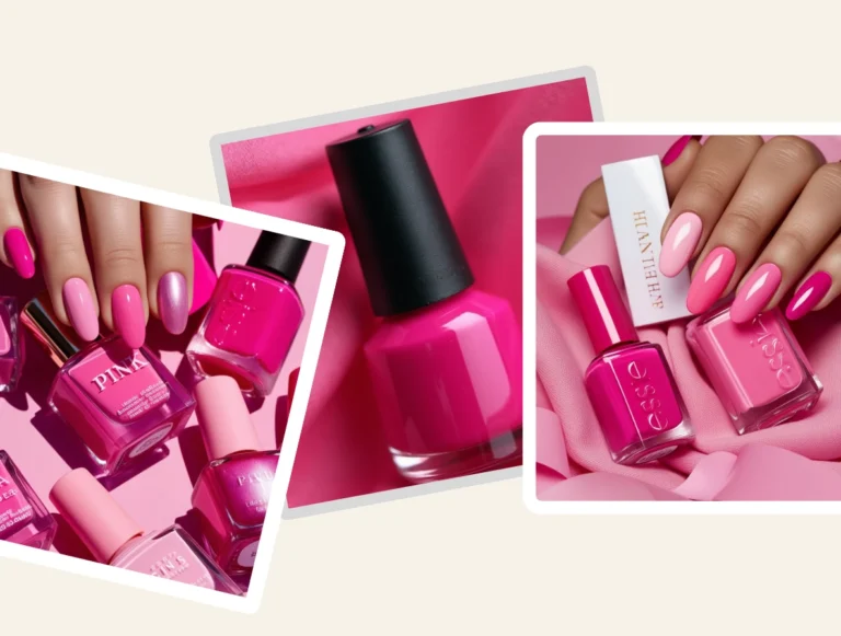 pink nail polish